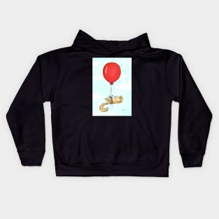 Squirrel Balloon Kids Hoodie